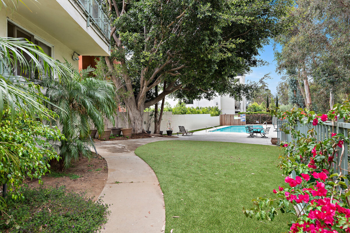 View of pool area